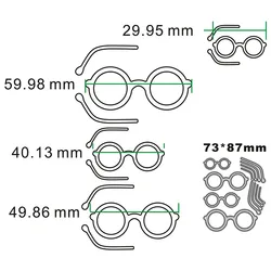 2022 nowe okulary dekoracji do cięcia metalu matryce do papier do scrapbookingu rzemiosła i kartka świąteczna, dzięki czemu wzór tłoczenia nie znaczki