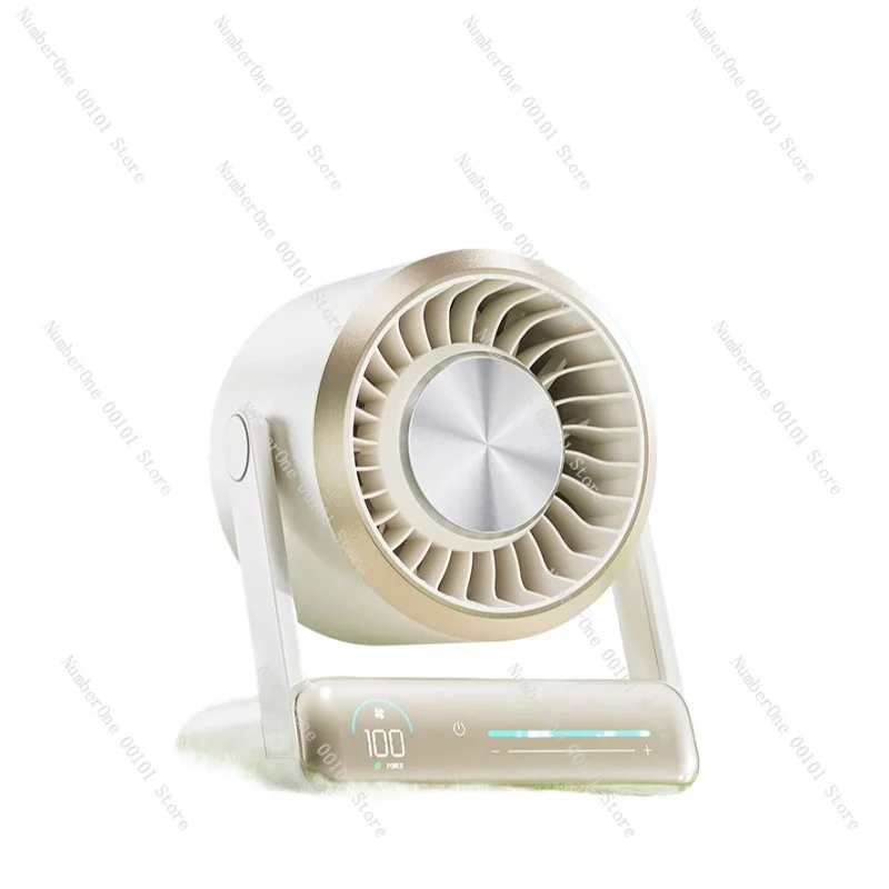 

2025 new negative ion circulation desktop fan small home silent office small fan usb charging purification bedroom