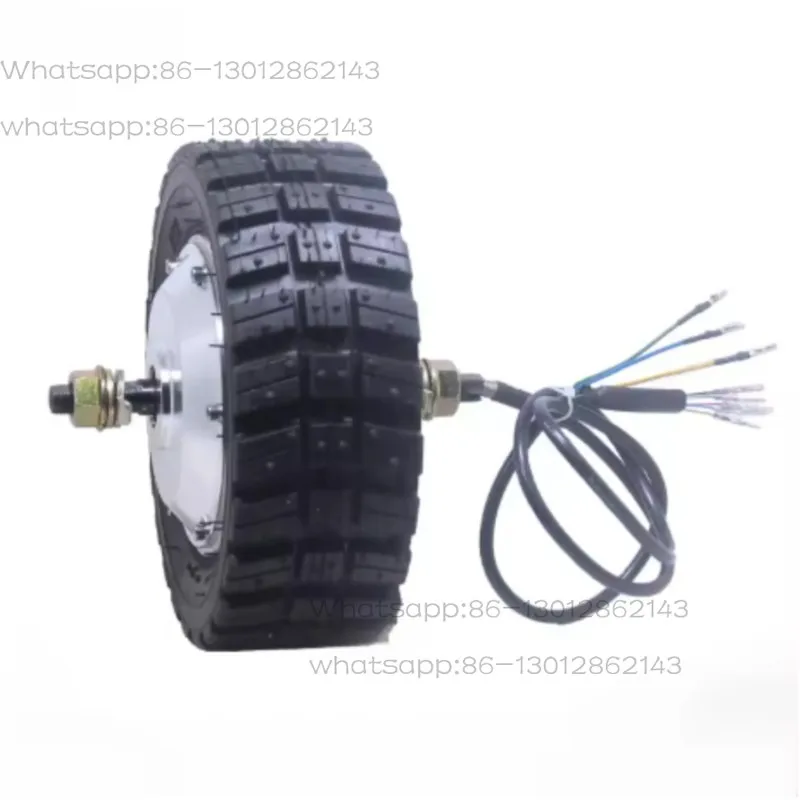 8-inch 24V  Toothed DC Brushless Wheel Hub Motor Low-speed High Torque Robot Dining Car Tool Track Electric Pallet