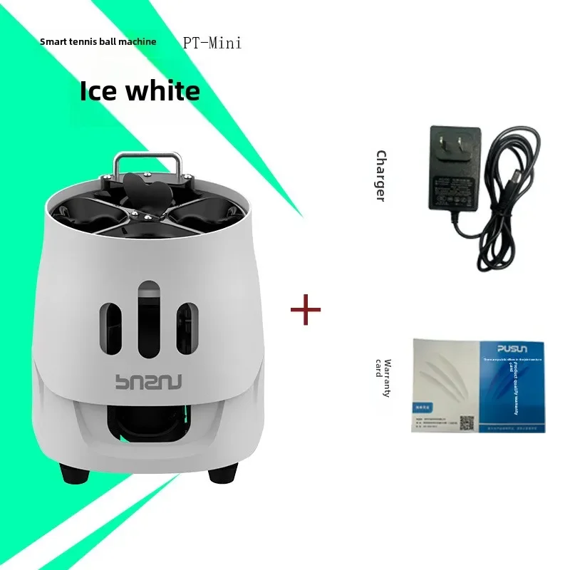 tennis serve machine mini indoor portable trainer automatic throwing Capacity for more than 30 balls Vertical adjustable angle