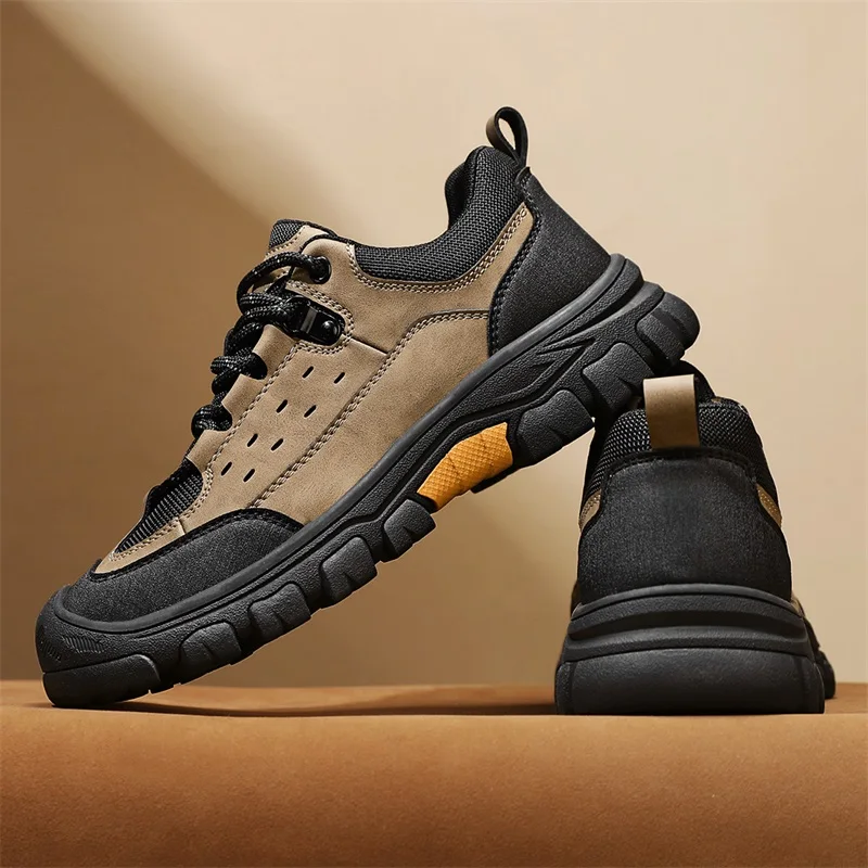 

2025 Новая трендовая походная обувь для мужчин, уличная мужская обувь для скалолазания, профессиональная мужская обувь для пеших прогулок, кроссовки для мужчин