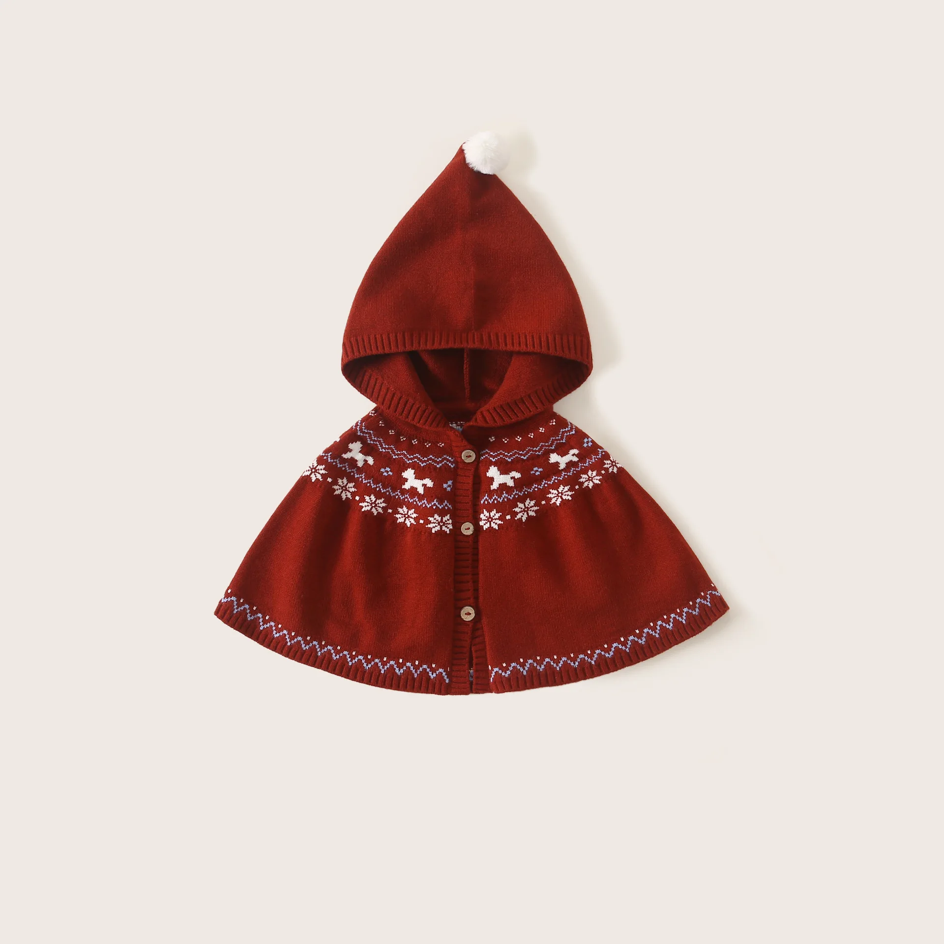 Baby cape autumn clothes newborn hooded cape baby girl out spring and autumn windproof small cape girl