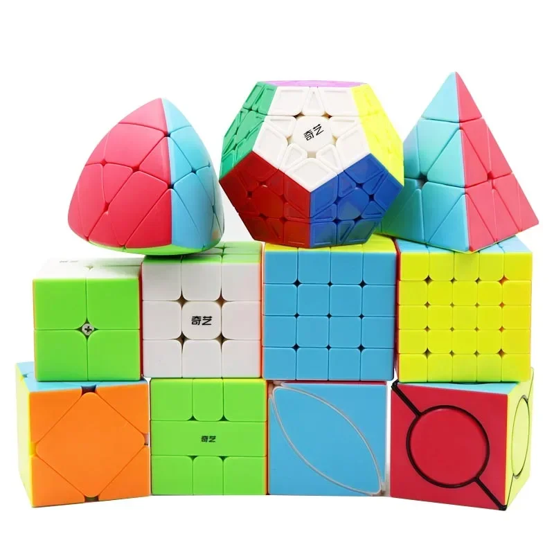 

High Quality Magic Cube Puzzle Kids Intelligence Speed Cube Set Magic Cube Bundle 2x2 3x3 4x4 5x5 Fingertip toys Children's Gift