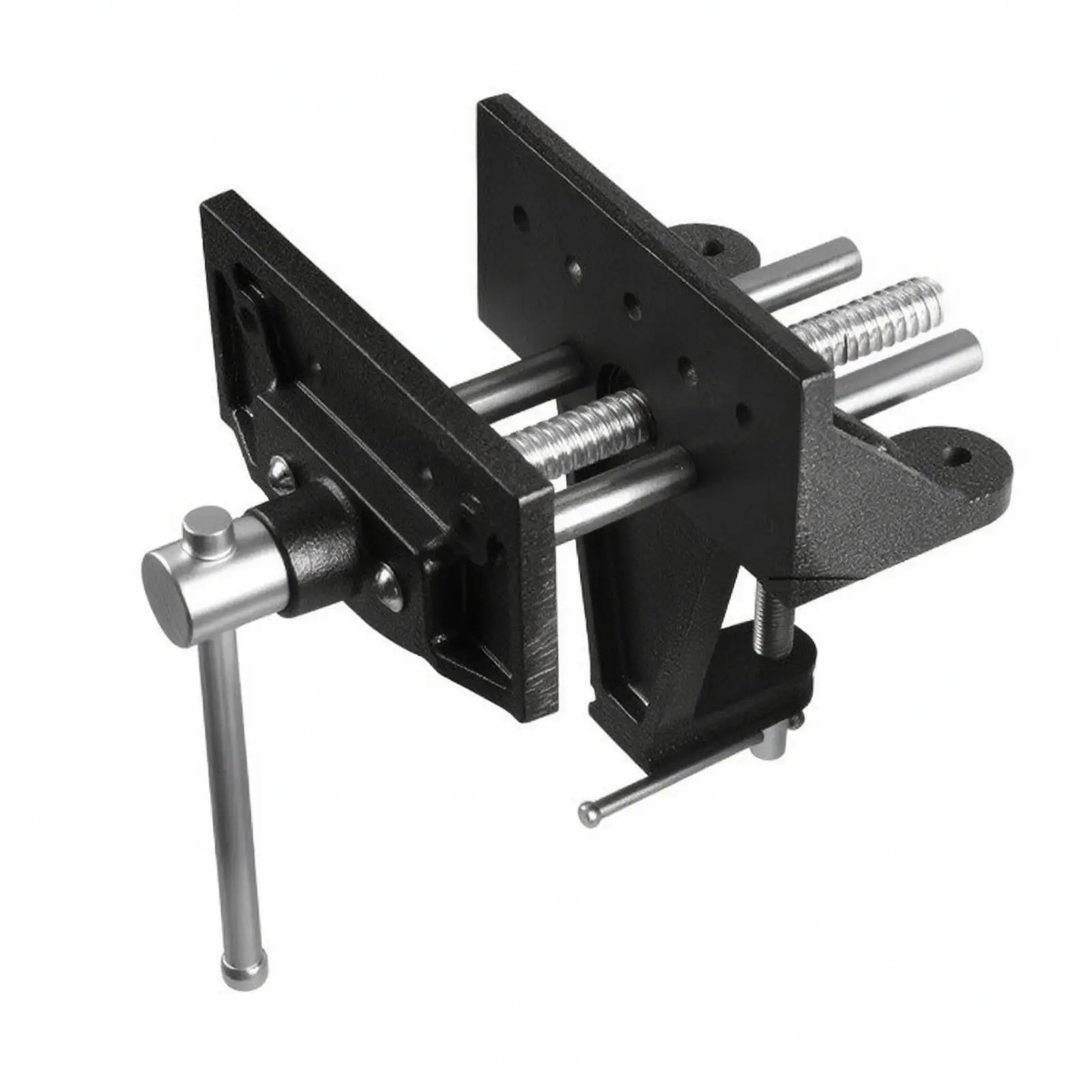 Steel Bench Vise with Wide Jaw Opening 130mm Heavy Duty Workbench Clamp Tool for Repair