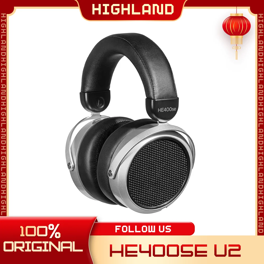 Original Hifiman HE400se V2 Stealth Magnet 32Ω Open-Back Design custom Planar Headphones Orthodynamic Earphones 20Hz-20KHz NEO