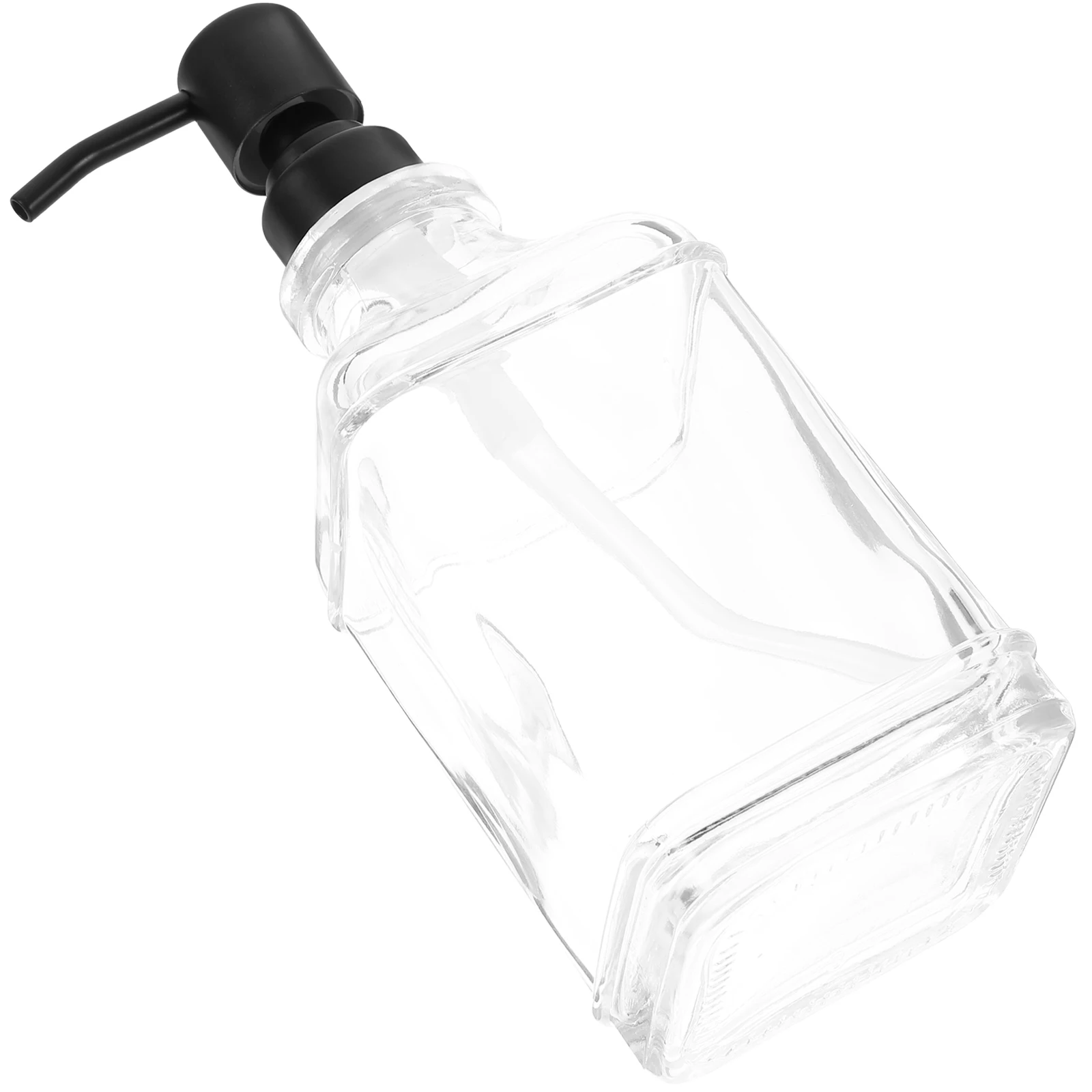 

Soap Dispenser Empty Bottle Refillable Glass Pump Lotion Container Shampoo Conditioner Dispenser Leak-Proof for Bathroom