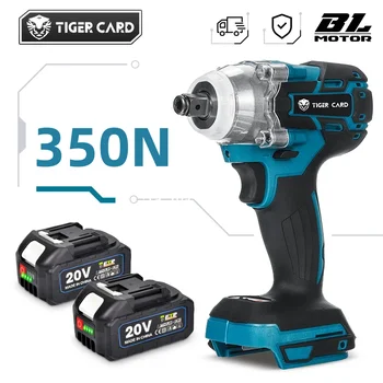 350N.M 브러시리스 무선 전기 임팩트 렌치, 1/2 인치 소켓 렌치, 마키타 18V 배터리용 충전식 전동 공구