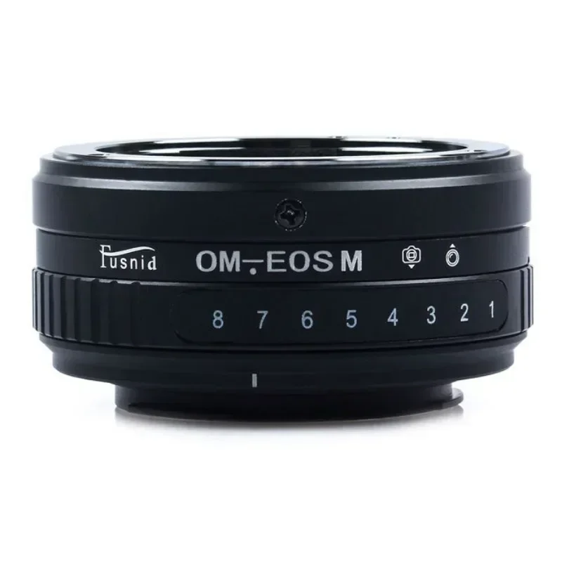 om-eosm tilt adapter ring for olympus om Mount lens to canon EF-M eosm/m1/m2/m3/m5/m6/m10/m50/m100 mirrorless camera view 2