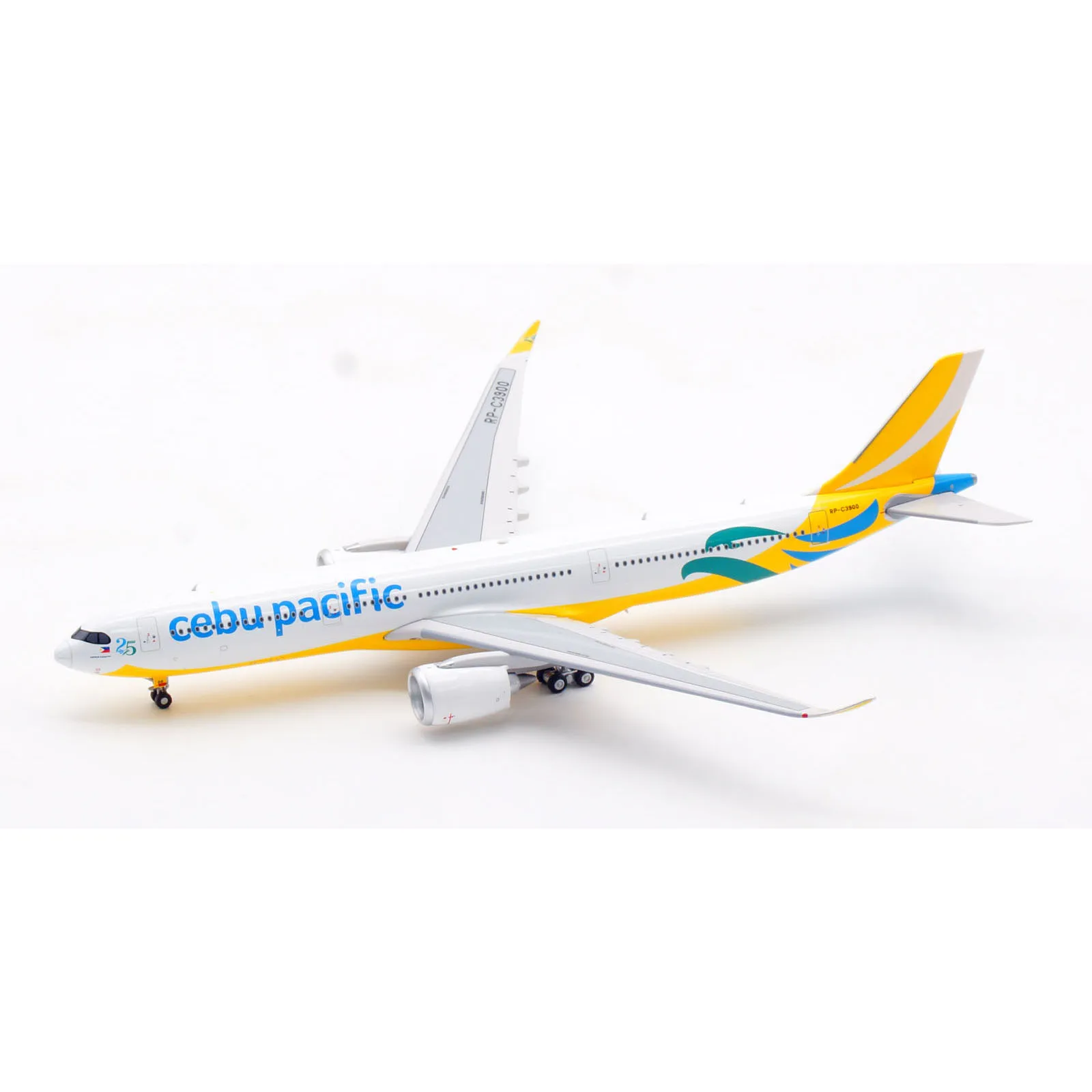 AV4224 Alloy Collectible Plane Gift Aviation 1:400 Cebu Pacific Airbus A330-900 Diecast Aircraft Jet Model RP-C3900 With Tractor