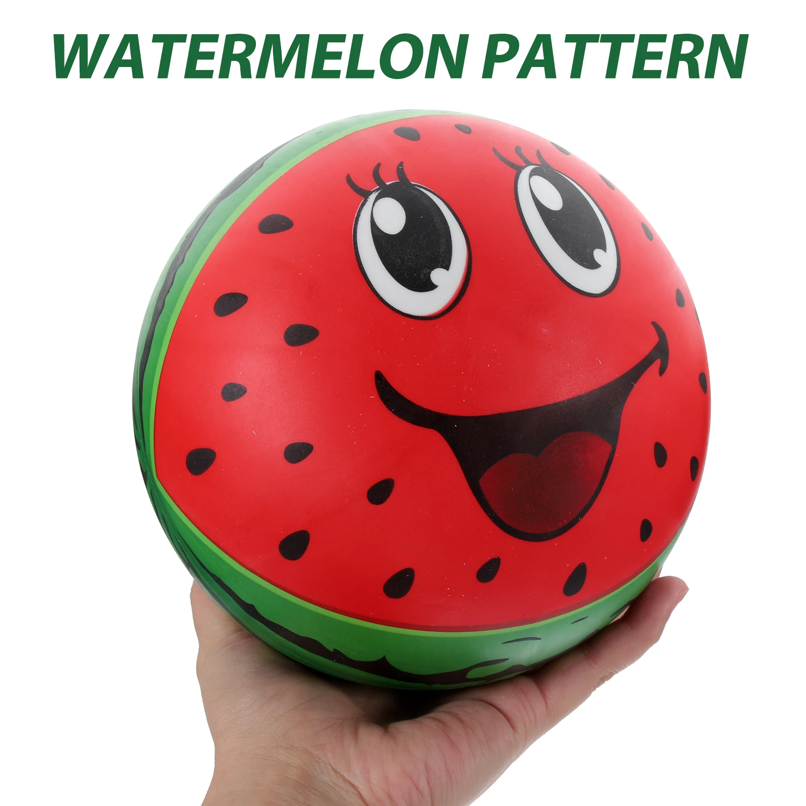 

2 Pcs Kids Sports Toys Inflatable Racket Ball Pool Two-color Beach Swimming Float Watermelon Party Bouncing Balls for Child