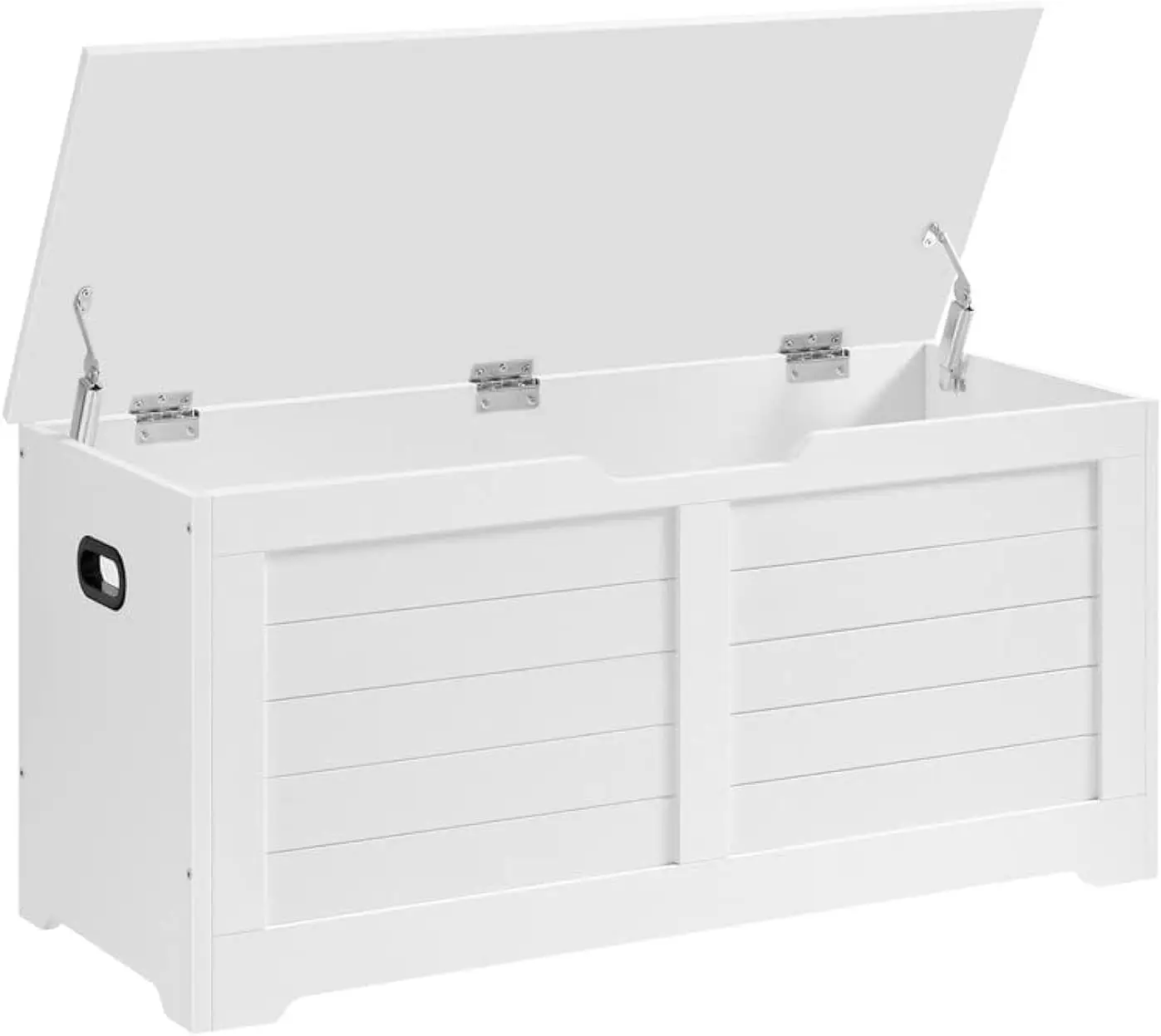 Storage Chest, Storage Trunk with 2 Safety Hinges, Storage Bench, Shoe Bench, Farmhouse Style, 15.7 x 39.4 x 18.1 Inches