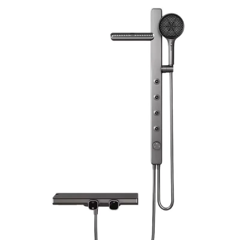 

Cream wind split shower with waist spray shoulder spray hot and cold shower set bathroom household bath