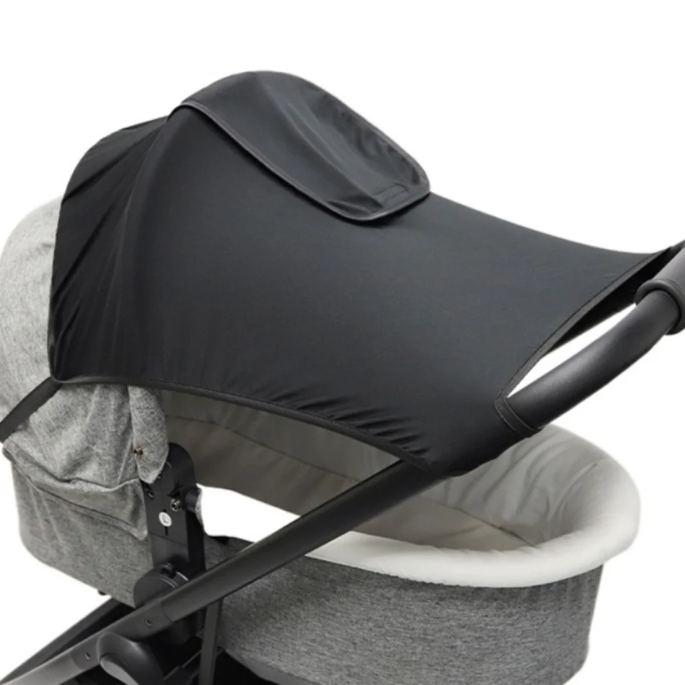 Extended Baby Stroller Sunshade Cover Sunscreen Breathable Baby Pram Canopy Lightweight Waterproof Pushchair Visor