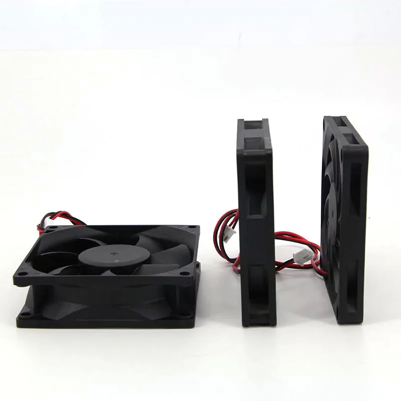 8cm 8010 8015 8025 DC 5V 12v 24V xh 2.54 2pin Bezszczotkowy wentylator chłodzący 80mmx25mm Radiator 80*80*15 Do obudowy komputera PC GPU — zdjęcie 5