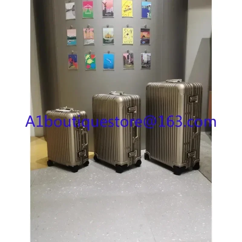 Aluminum magnesium boarding case, travel luggage 1 PCS