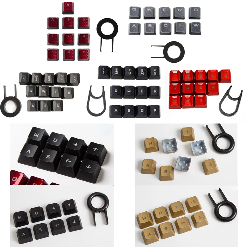 Keycaps Set Bump Keyboard Keycaps for G413 G910 G810 G310 G613 K840 Romer-G Switch Mechanical Keyboard Backlit Keycap Button