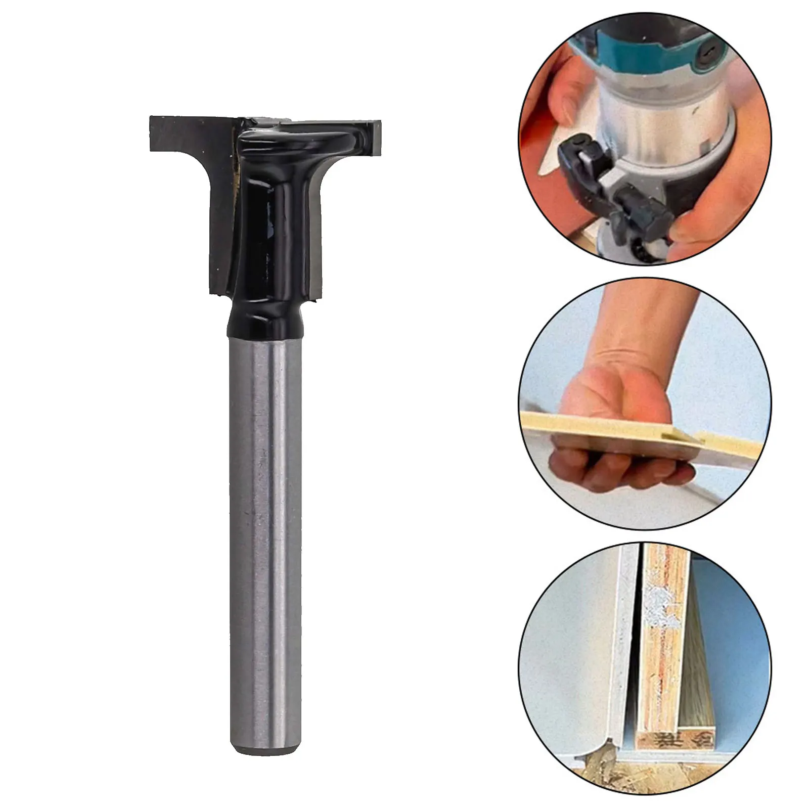 1/4 Handle Wood Veneer Carbon For Crystal Plate Curved Bending Milling Cutter Woodworking Router Bit For Trimming Machine