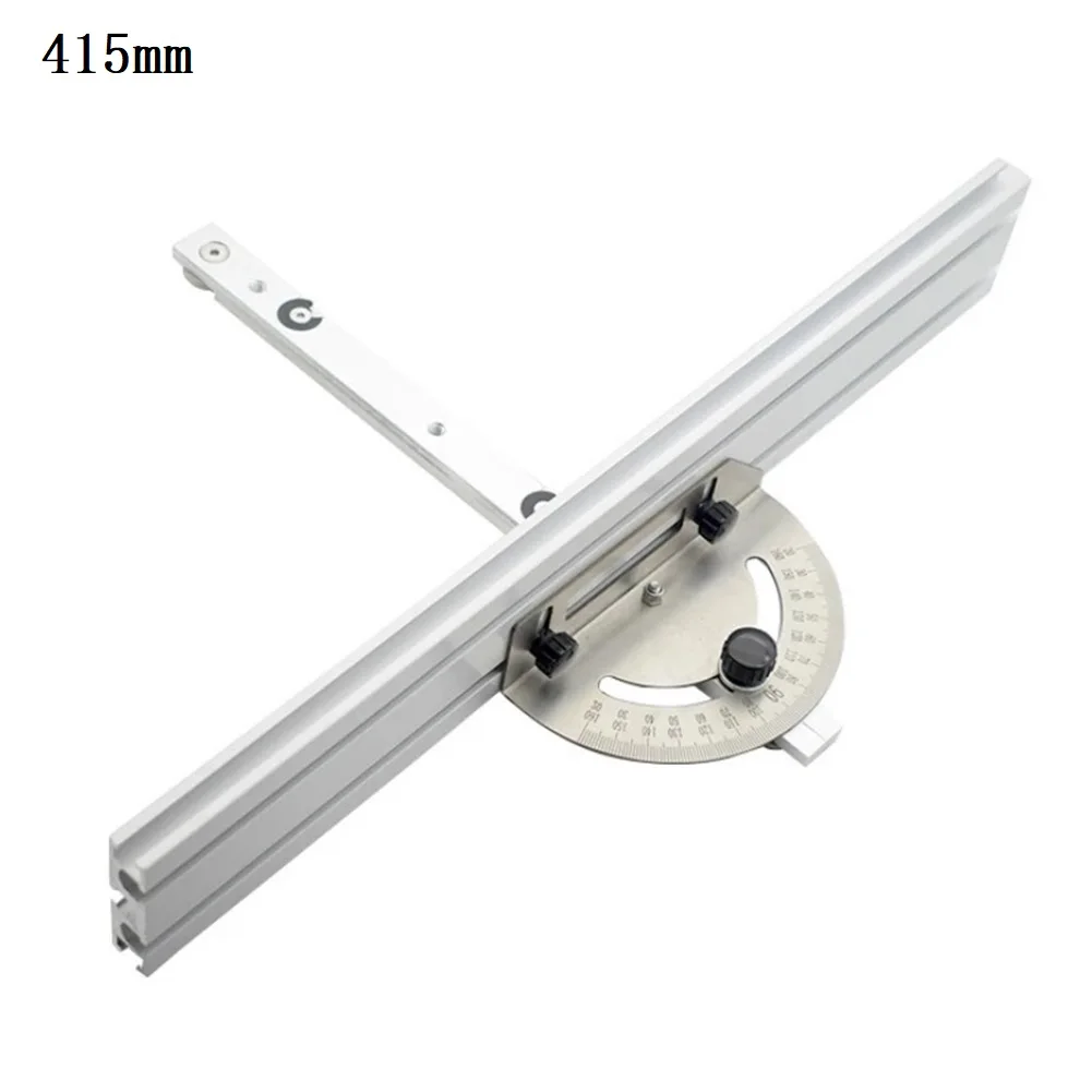 

Woodworking Table Saw Miter Gauge Featuring Adjustable Angle Ruler Track Stop and Aluminum Oxide Rails for Precise Cuts