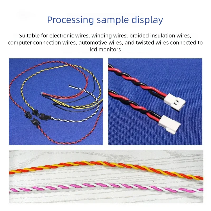 High-speed Single/Double-head Stranding Machine Automatic Clamping Electronic Wire Twisting Machine Electronic