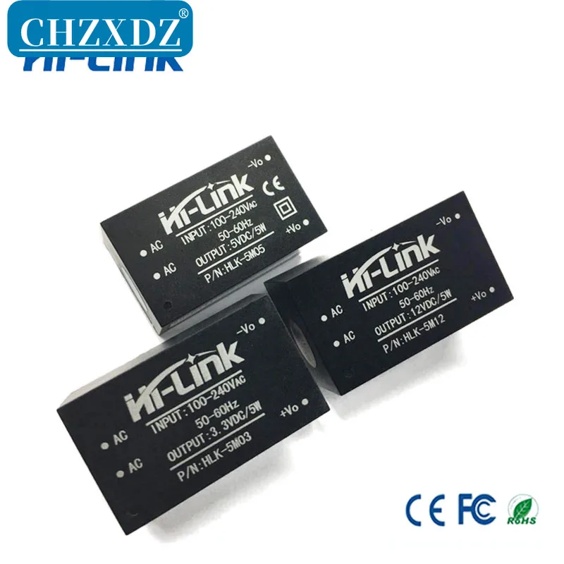 

5pcs/Lot 220V 5W 5V 1A HLK-5M05 AC DC Switching Isolated Power Supply Module Same day shipment