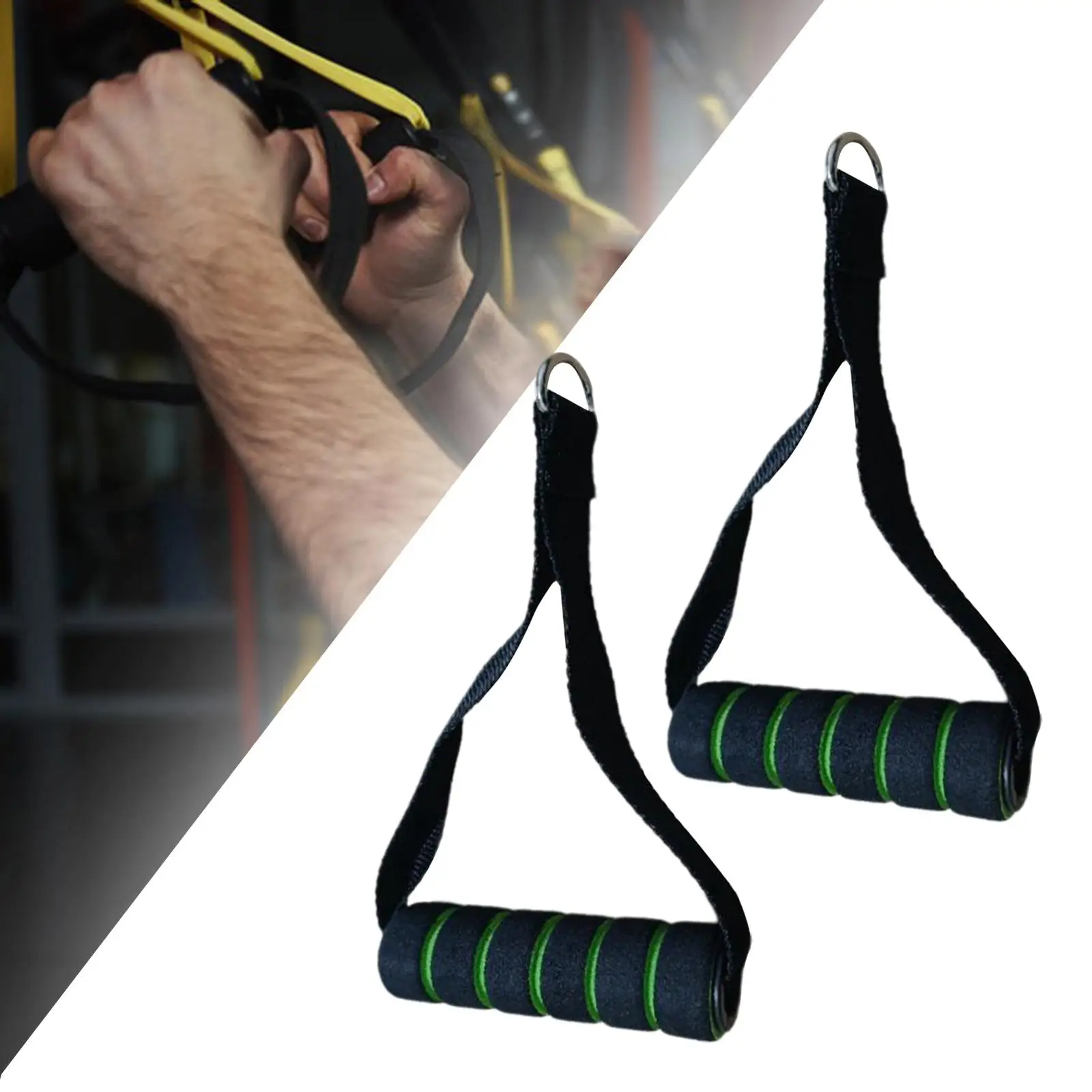Exercise Handles for Cable Machine Attachments for Home Gym Strength Trainer 4 Exercise Handles for Cable Machine Attachments for Home Gym Strength Trainer 4