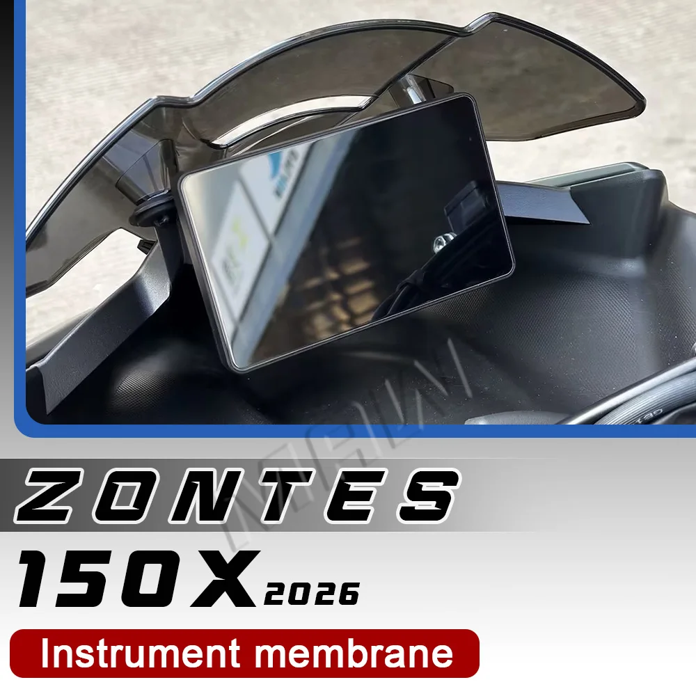 For ZONTES 150X/V instrument panel tempered glass film, scratch-resistant and wear-resistant instrument panel film.