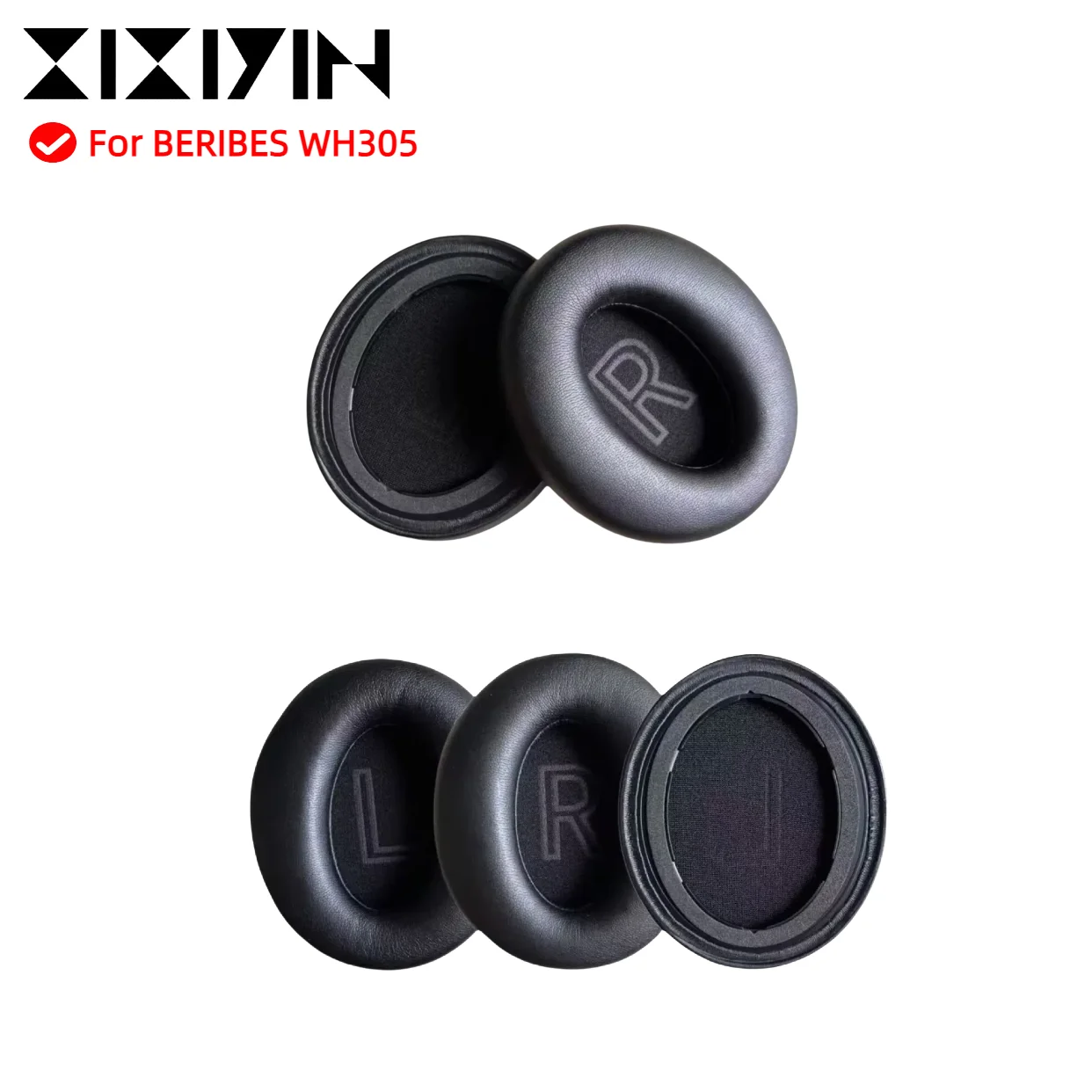 

Replacement Protein Ear Pads for BERIBES WH305 Headphones Soft Foam Ear Cushions High Quality