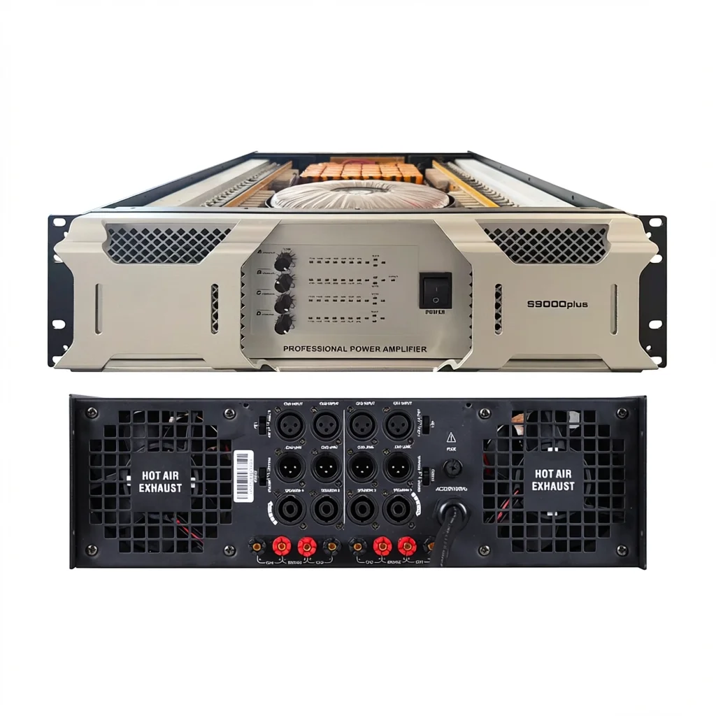 Hot Sale 4CH*1200W/1500W Professional Power Amplifier 3U 4 Channel PA Performance for Conference Subwoofer Line Array