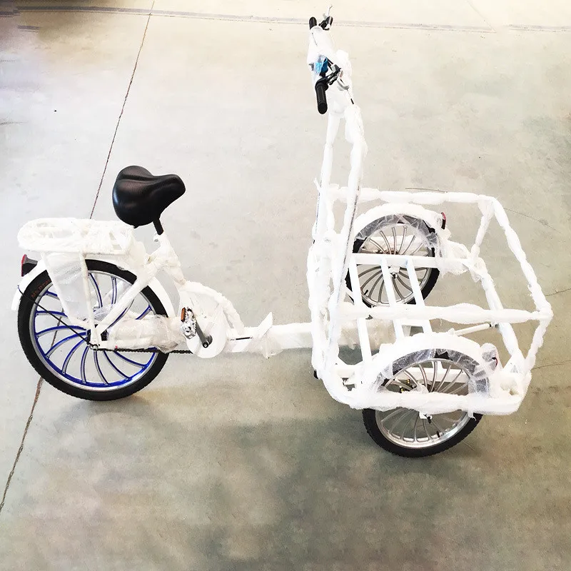 Pedal  Bicycles  Motorized Tricycles Cargo Adult Tricycle Bicycle Frame Food Bike Scooter Street  Trike For Sale