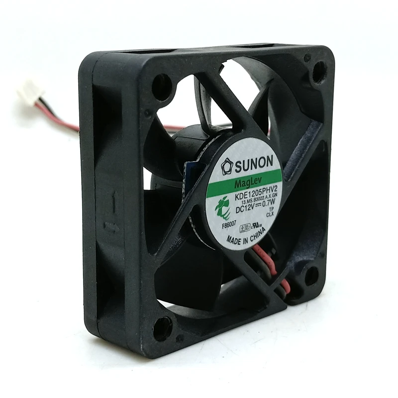 2pcs 5015 DC 12v KDE1205PHV2 Maglev Mute Cooling Fan 5cm for POS Cash Register CPU Server Inveter Cooling Fan