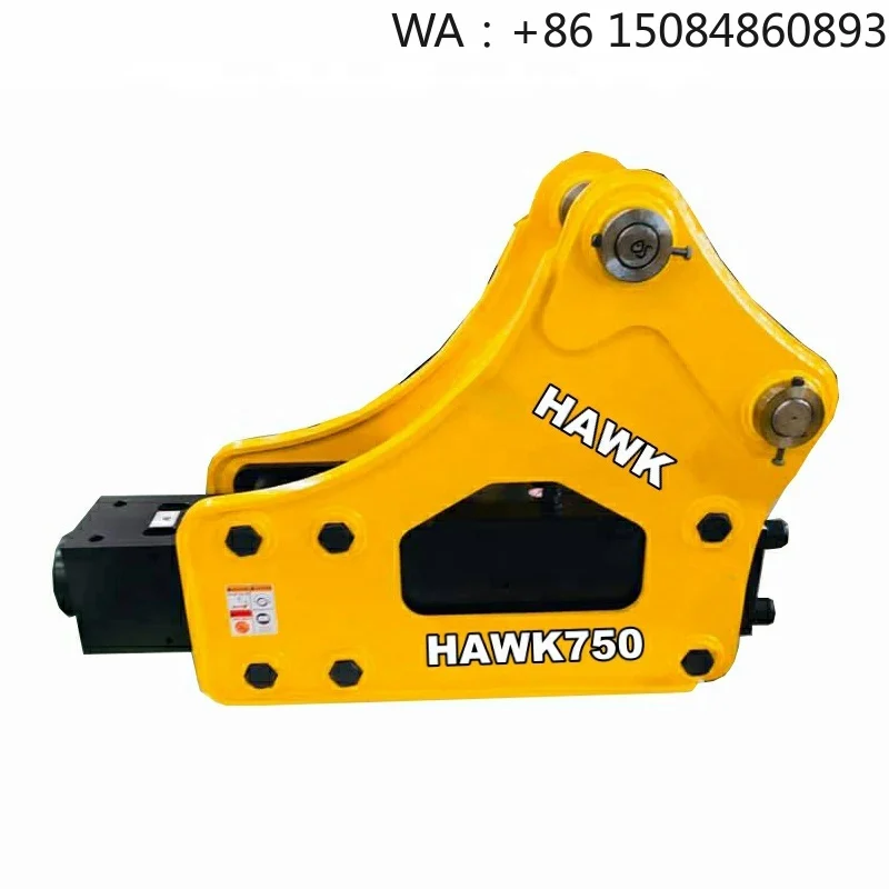 75mm Moil Chisel Hydraulic Rock Breaker Hammer Attachment, Universal Excavator Accessory For Road Construction Crushing