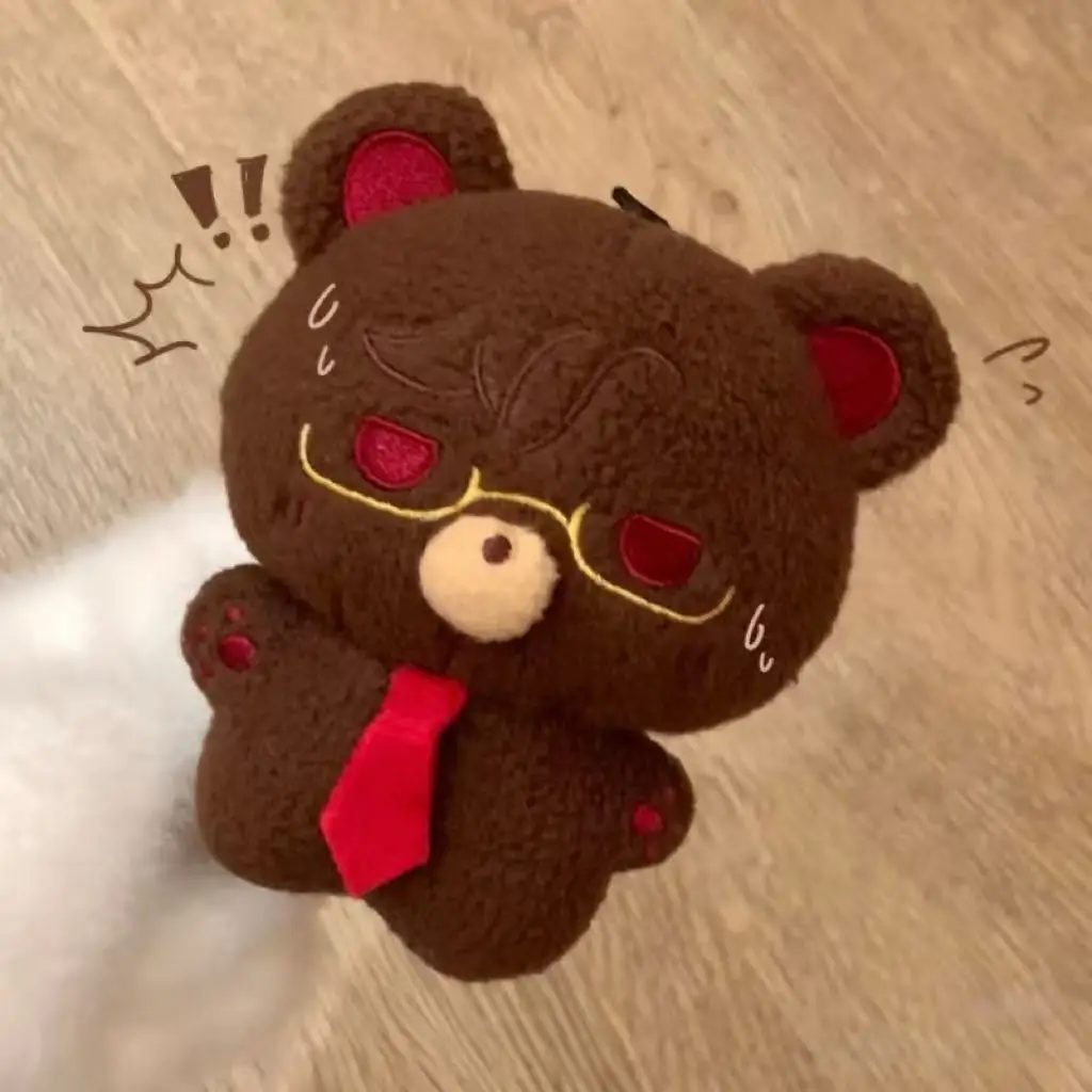 

Game Evan Attributes Light and Night Cosplay Cute Bat Bear Doll 10CM Plush Cotton Stuffed Dress Up Clothes Toys Birthday Gift