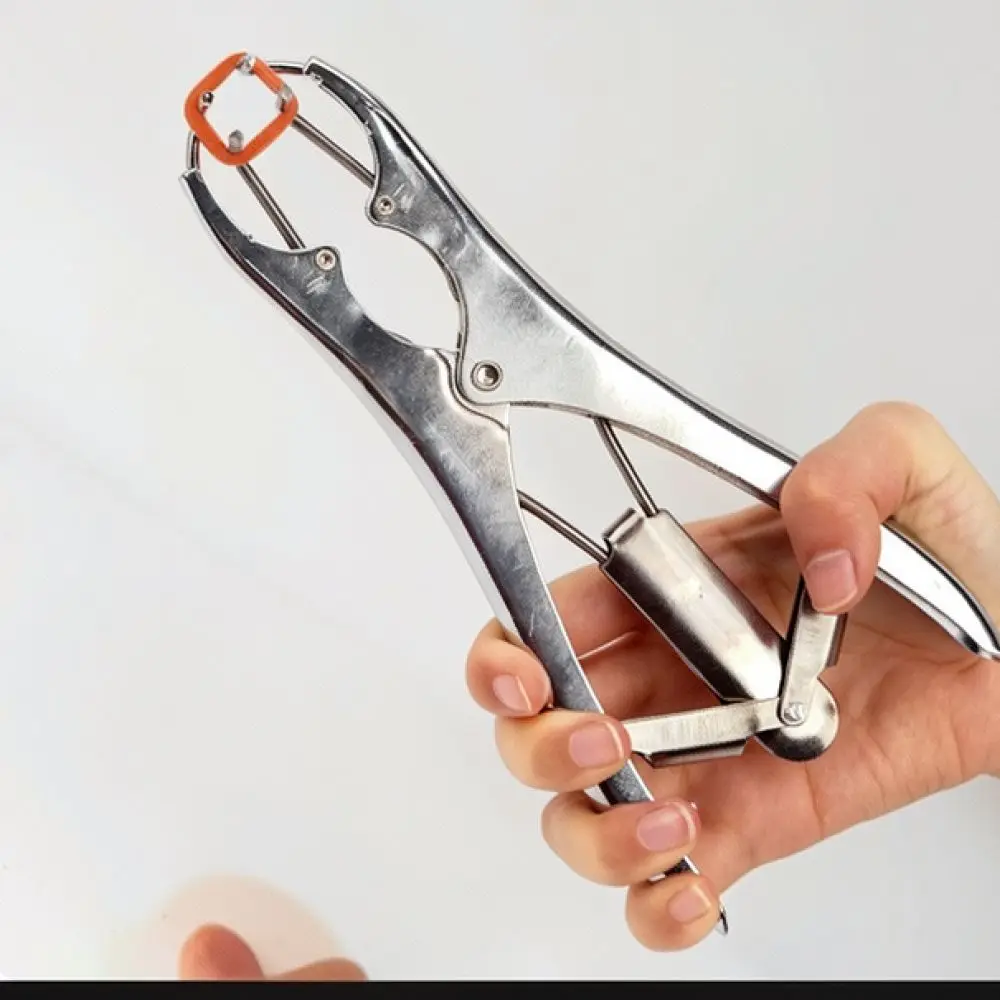 Farm Livestock Castration Pliers Tail Docking Tool For Zhimuren Pig Sheep Goat Veterinary Applicator Metal Equipment