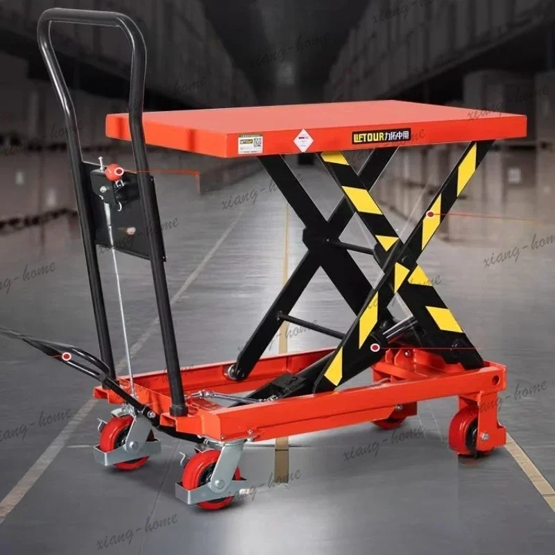 Best Sellers Mobile Hydraulic Lift Trolley Warehouse Transporting Lift Trolley Small Flatbeds Commercial Furniture Hebebühnenwag