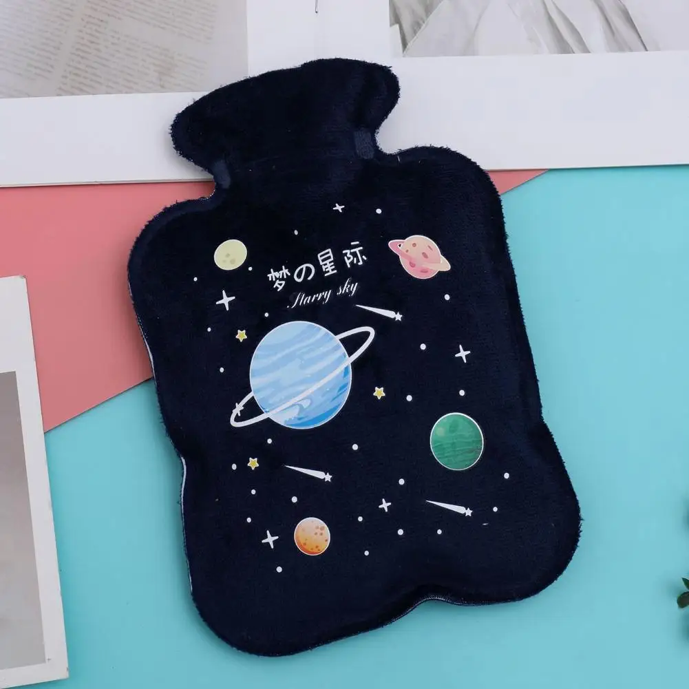 Hot Water Bag Cute Hand Warmer Heat Warm Cartoon Hot Water Bottle Water Filling Keeping Coldproof Small Soft Reusable