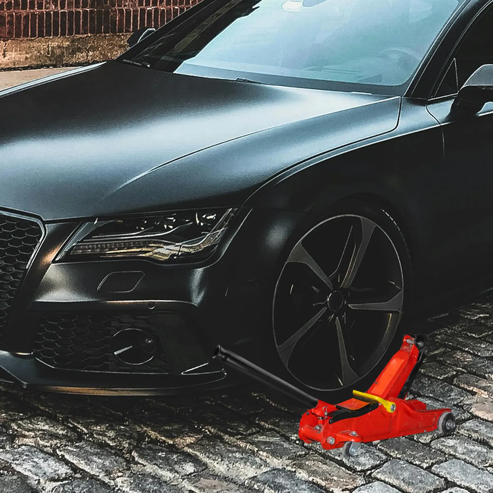 

Replacement Horizontal Hydraulic Jack Handle Floor Jack Handle for Automotive DIY Car Repair Easy to Store Portable