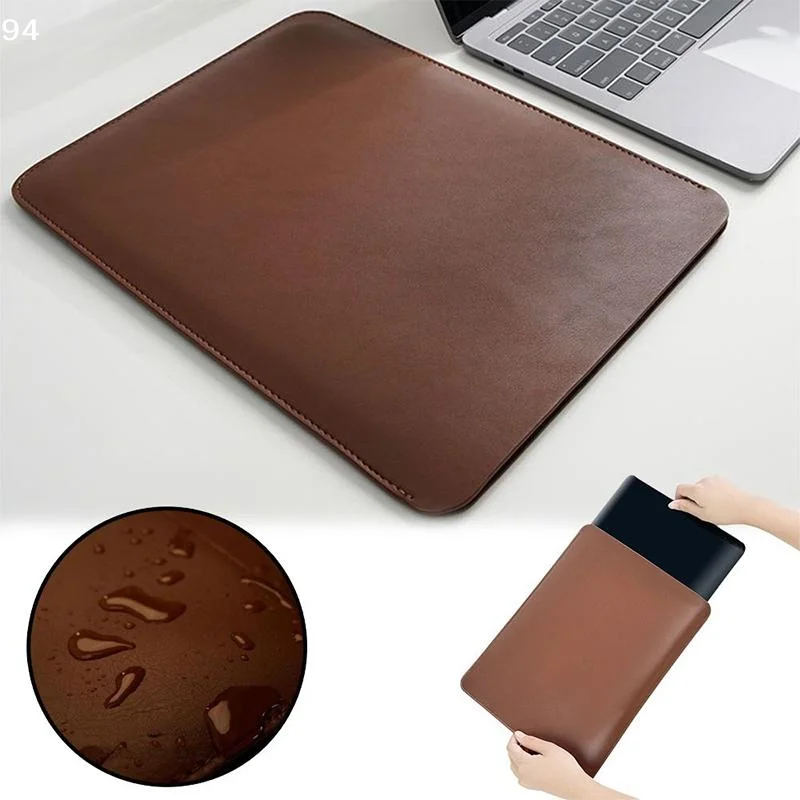 Pu Leather Laptop Drop Protection Case Simple Waterproof Tablet Protective Case (12-16 Inch)