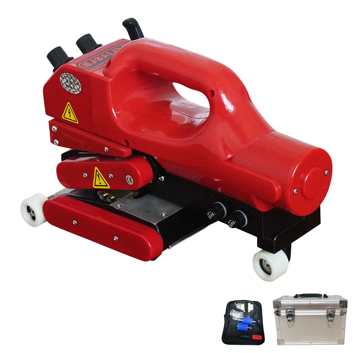 (ST-800) HDPE/LDPE/EVA/ Geomembrane Hot Wedge Welding Machine Plastic Welder Machine Fish Pond Liner CE/ RoHS Certification
