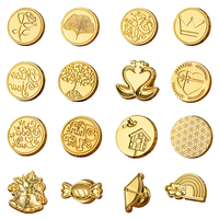 New Retro European Flower Fire Paint Seal Wax Seal Stamp Head For DIY Envelope Letter Wedding Invitation Card Gift Packaging
