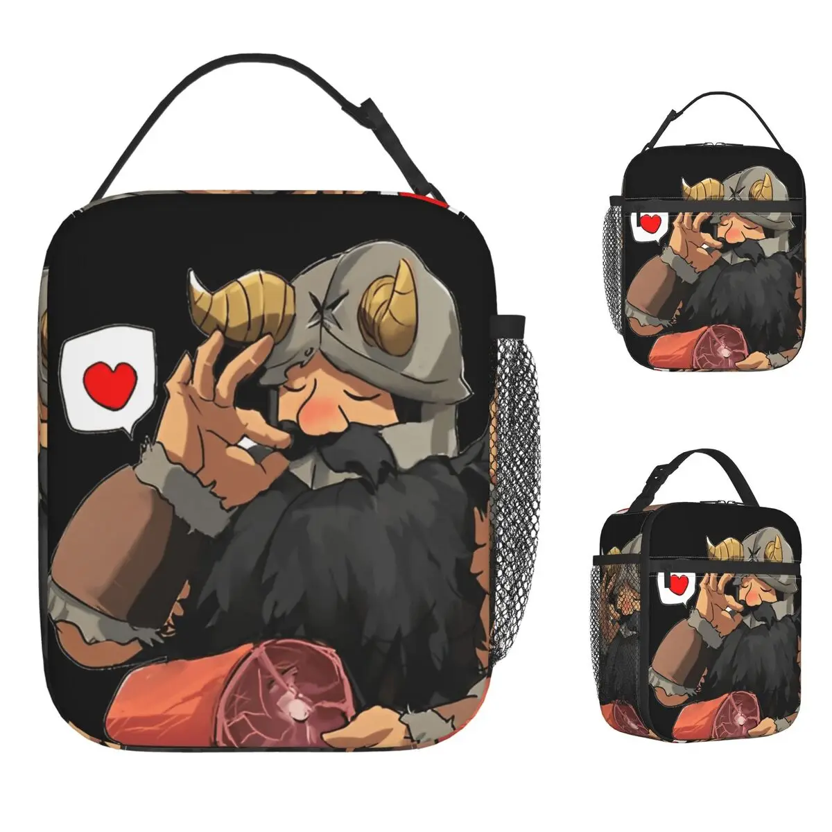 

Delicious In Dungeon Lunch Bag Portable Lunch Box Unisex Office Print Cooler Bag Casual Waterproof Thermal Tote Handbags