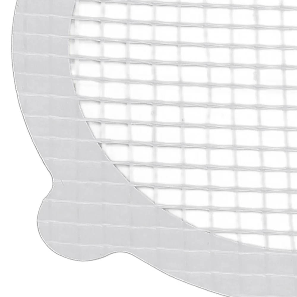 50pcs Disposable Self Adhesive Floor Drain Cover Fiberglass Mesh Round Drain Hair Catcher Sticker Mesh Drain Sticker Home