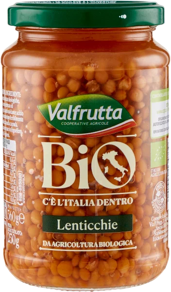 Italienische Bio-Linsen 360g - Valfrutta