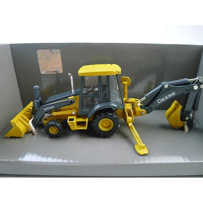 Diecast ERTL Maßstab 1:50 310SK Baggerlader Zwei-Ende Beschäftigt Legierung Auto Modell Sammeln Spielzeug Geschenk Souvenir Display Ornament