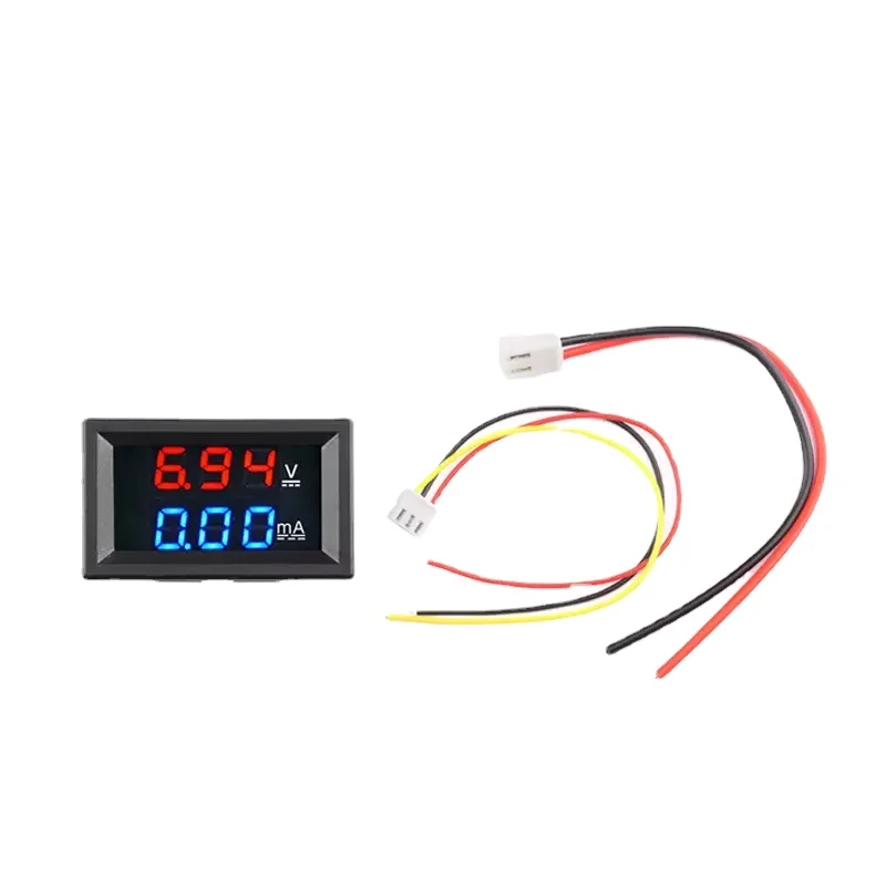 DC 0-100V 10A Digital Voltmeter Ammeter Dual Display Voltage Detector Current Meter Panel Amp Volt Gauge 0.28