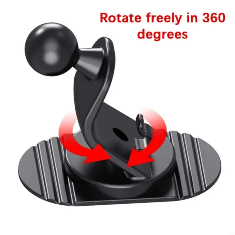 Adaptador de ventilação de ar do carro de rotação de 360 graus com mecanismo de travamento para suporte de telefone de cabeça esférica de 17mm suportes de navegação de rack