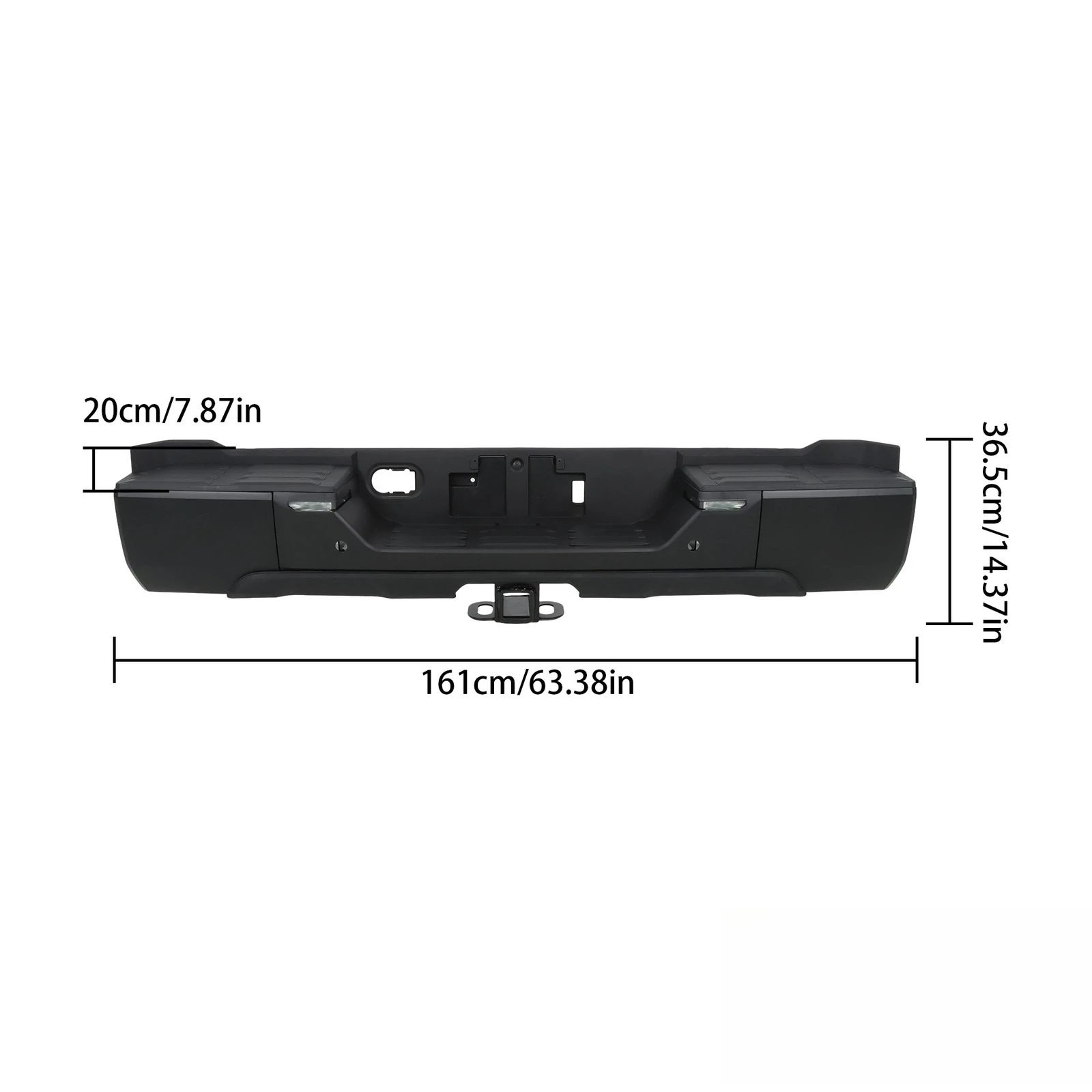 For Toyota Tundra 2022 2023 2024 Rear Bumper with Tow Hitch Steel TO1103146