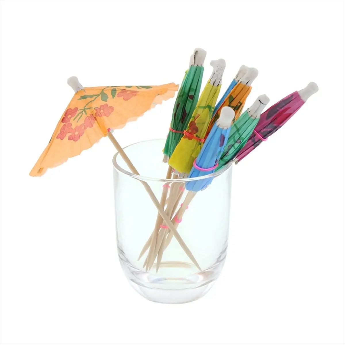 

MALL 200PCS Cocktail Umbrella Picks Cocktail Umbrella Picks Assortments