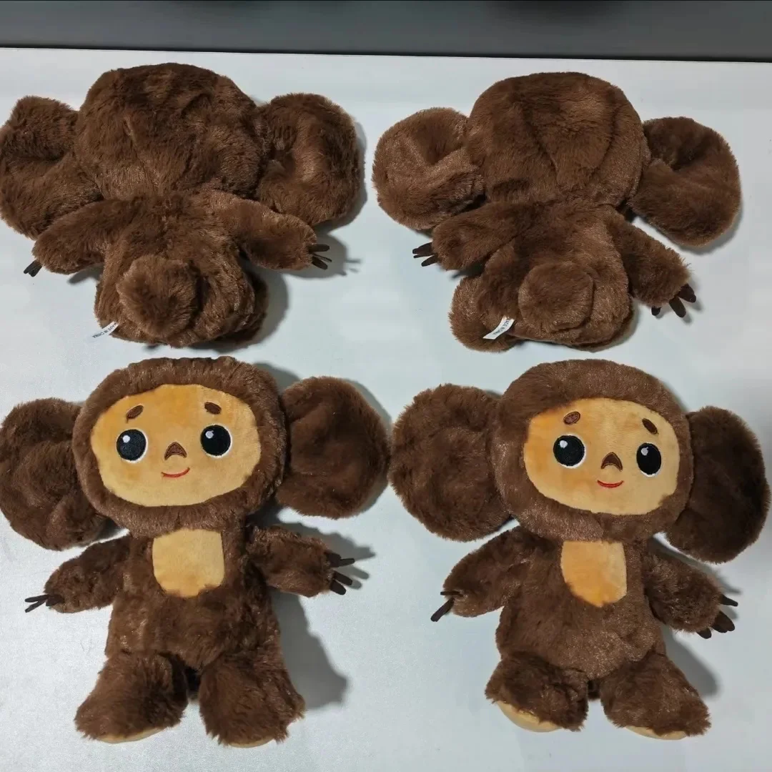 18/23cm  Russia Anime Cheburashka Plush Doll Big Eyes Monkey Чебурашка Stuffed Plushie Toys Lovely Appease Pillow For Kids Gifts