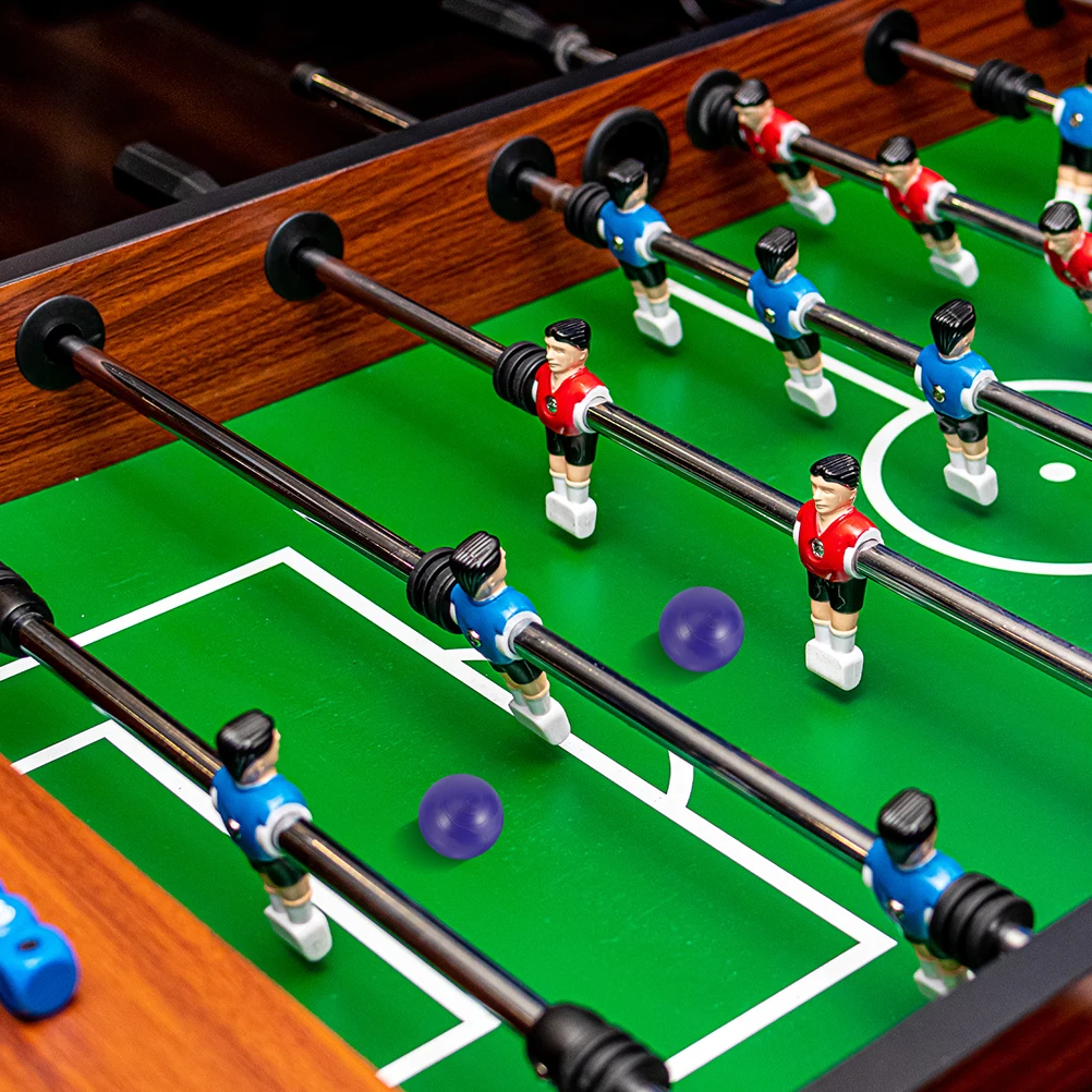 

12pcs Mini Soccer Balls Table Football Replacements Desktop Soccer Accessories Resin Durable Light Colorful Tabletop Football