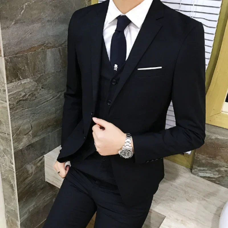 Casual suit men's thin single-layer casual coat single layer men's slim fit small suit 2115